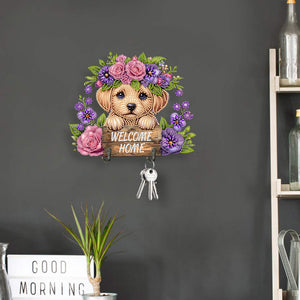 Animal-Diamond Art Craft Wall Hooks