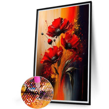 Load image into Gallery viewer, Poppy-Full Round Diamond Painting-40x60cm-Large Size
