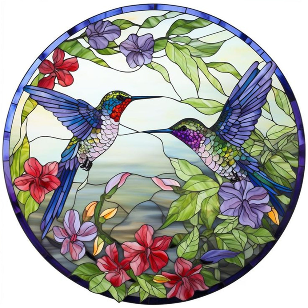 Cardinal-Full Round Diamond Painting-30x30cm