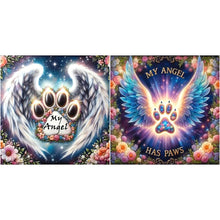 Load image into Gallery viewer, Paw Angel-Full Round Diamond Painting-30x30cm

