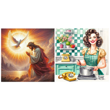 Load image into Gallery viewer, Jesus-Full Round Diamond Painting-40x40cm
