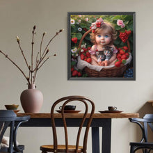 Load image into Gallery viewer, Life of Pets Girl-Full Round Diamond Painting-40x40cm
