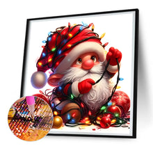 Load image into Gallery viewer, Christmas Gnome-Full Round Diamond Painting-30x30cm
