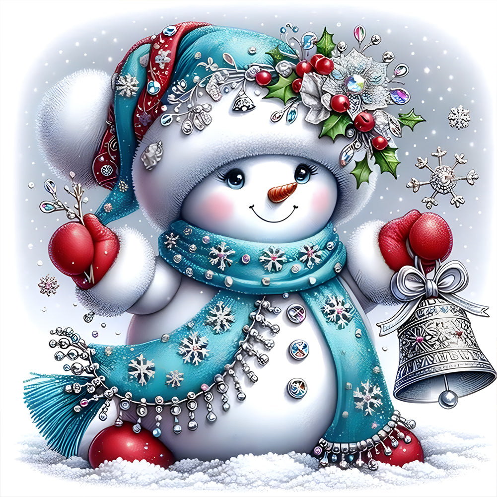 Christmas-Full Round Diamond Painting-30x30cm