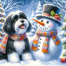Load image into Gallery viewer, Christmas Animal-Full Round Diamond Painting-40x40cm

