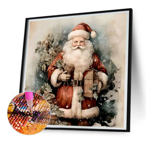 Christmas-Full Round Diamond Painting-30x30cm