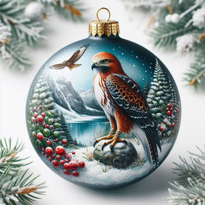 Christmas Animal-Full Round Diamond Painting-30x30cm