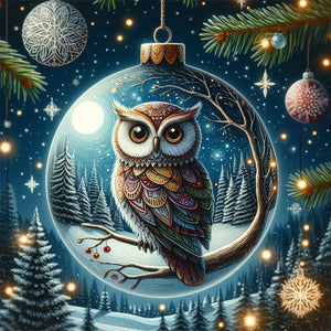 Christmas Animal-Full Round Diamond Painting-30x30cm