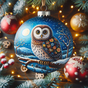 Christmas Animal-Full Round Diamond Painting-30x30cm