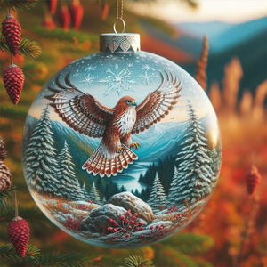 Christmas Animal-Full Round Diamond Painting-30x30cm