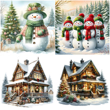 Load image into Gallery viewer, Christmas-Full Round Diamond Painting-30x30cm
