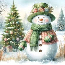 Load image into Gallery viewer, Christmas-Full Round Diamond Painting-30x30cm
