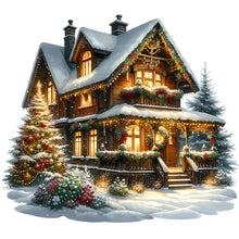 Load image into Gallery viewer, Christmas-Full Round Diamond Painting-30x30cm
