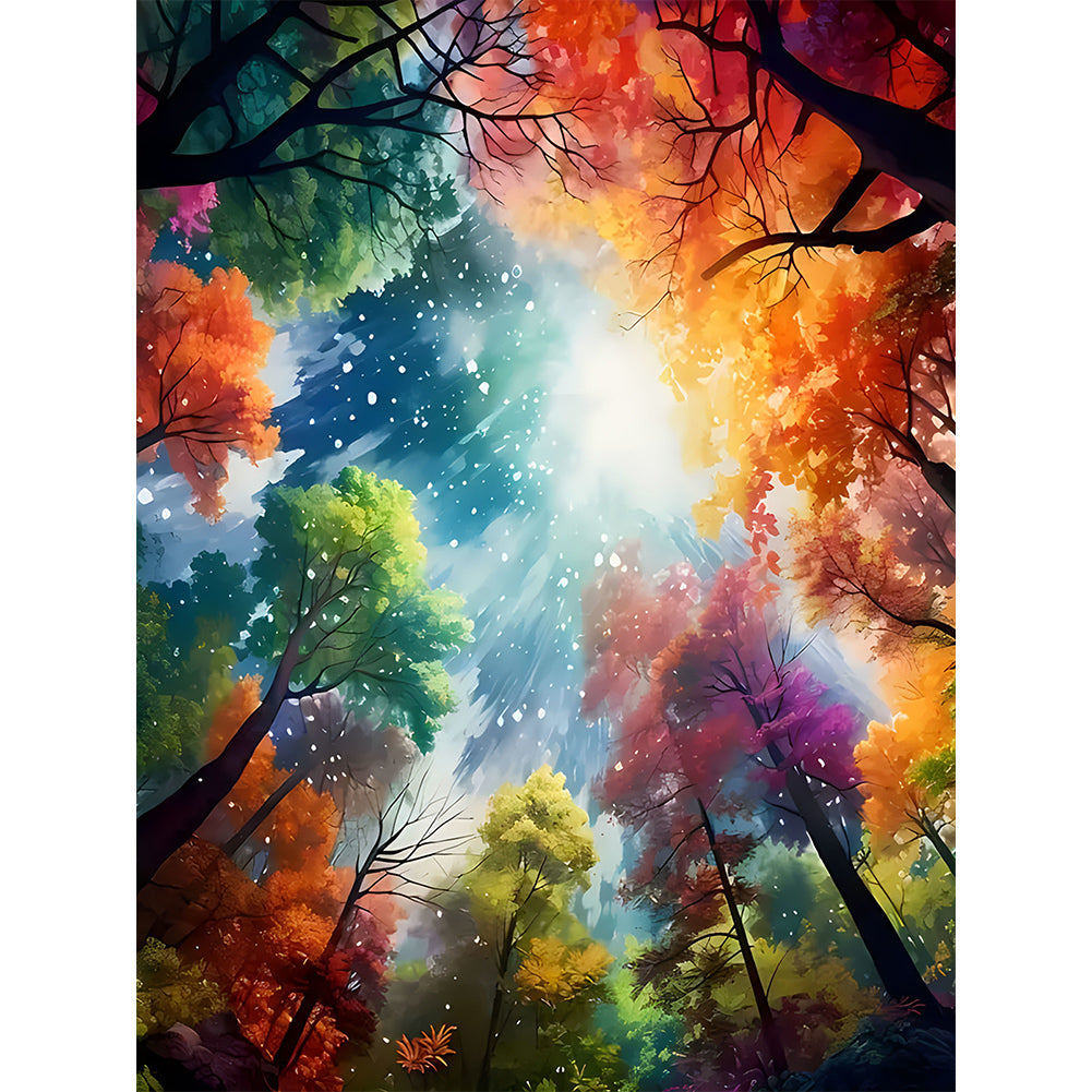 Forest-Full Round Diamond Painting-30x40cm