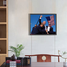 Load image into Gallery viewer, Trump-Full Round Diamond Painting-50x40cm
