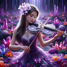 Load image into Gallery viewer, Gorgeous Dress Girl-Full Round Diamond Painting-40x40cm
