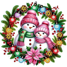 Load image into Gallery viewer, Xmas Snowman-Partial Special Diamond Painting-30x30cm
