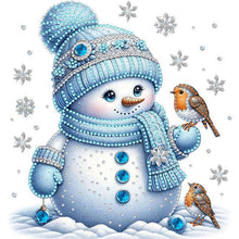 Load image into Gallery viewer, Snowman-Partial Special Diamond Painting-30x30cm
