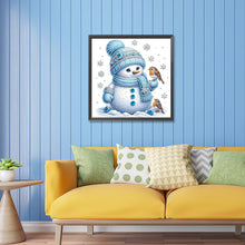 Load image into Gallery viewer, Snowman-Partial Special Diamond Painting-30x30cm
