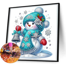 Load image into Gallery viewer, Snowman-Partial Special Diamond Painting-30x30cm
