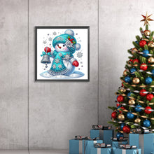 Load image into Gallery viewer, Snowman-Partial Special Diamond Painting-30x30cm
