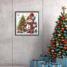 Load image into Gallery viewer, Xmas Snowman-Partial Special Diamond Painting-30x30cm
