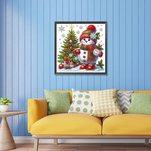 Load image into Gallery viewer, Xmas Snowman-Partial Special Diamond Painting-30x30cm
