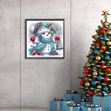 Load image into Gallery viewer, Xmas Snowman-Partial Special Diamond Painting-30x30cm
