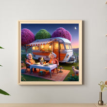 Load image into Gallery viewer, Campervan-Full Round Diamond Painting-40x40cm
