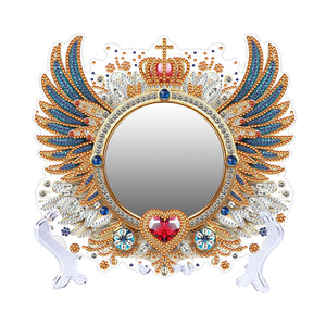 Angel Wings-Diamond Compact Makeup Mirror