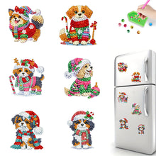 Load image into Gallery viewer, 6Pcs/Set Christmas-Diamond Painting Magnet Refrigerator
