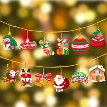 Load image into Gallery viewer, 12Pcs/Set Christmas-Single Side Drill-Diamond Pendant

