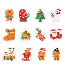 Load image into Gallery viewer, 12Pcs/Set Christmas-Single Side Drill-Diamond Pendant
