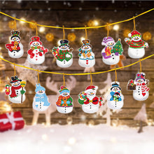 Load image into Gallery viewer, 12Pcs/Set Christmas-Single Side Drill-Diamond Pendant
