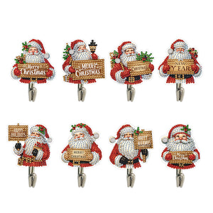 Christmas-Diamond Art Craft Wall Hooks