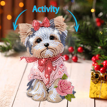 Load image into Gallery viewer, Christmas-Single Side Drill-Shaking Head Acrylic Diamond Desktop Ornament
