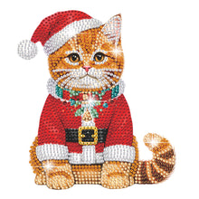 Load image into Gallery viewer, Christmas-Single Side Drill-Shaking Head Acrylic Diamond Desktop Ornament

