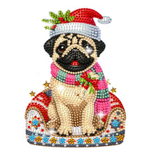 Load image into Gallery viewer, Christmas-Single Side Drill-Shaking Head Acrylic Diamond Desktop Ornament
