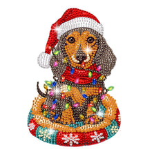 Load image into Gallery viewer, Christmas-Single Side Drill-Shaking Head Acrylic Diamond Desktop Ornament

