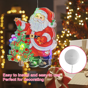Christmas-Bright Color LED Diamond Pendant