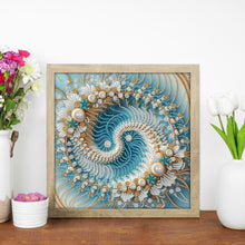 Load image into Gallery viewer, Water Ripple Mandala-Partial Special Diamond Painting-30x30cm
