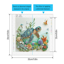 Load image into Gallery viewer, Sea Turtles-Partial Special Diamond Painting-30x30cm
