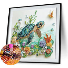 Load image into Gallery viewer, Sea Turtles-Partial Special Diamond Painting-30x30cm
