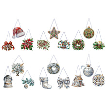 Load image into Gallery viewer, 3Pcs/Set Christmas-Single Side Drill-Diamond Pendant
