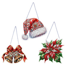 Load image into Gallery viewer, 3Pcs/Set Christmas-Single Side Drill-Diamond Pendant
