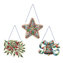 Load image into Gallery viewer, 3Pcs/Set Christmas-Single Side Drill-Diamond Pendant
