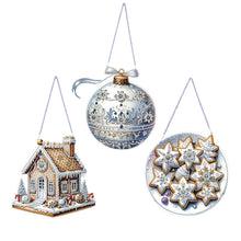 Load image into Gallery viewer, 3Pcs/Set Christmas-Single Side Drill-Diamond Pendant
