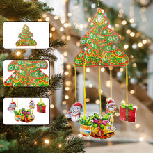 Load image into Gallery viewer, Christmas-SunCatcher Window Hanging Diamond Wind Chimes

