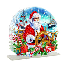 Load image into Gallery viewer, Christmas-Double Sided Drill-Acrylic Towel Storage Rack
