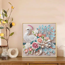 Load image into Gallery viewer, Peacock-Partial Special Diamond Painting-30x30cm

